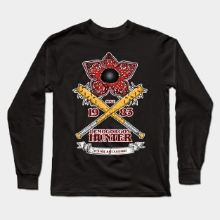 STRANGER THINGS 3 : DEMOGORGON HUNTER GRUNGE STYLE V1 Long Sleeve T-Shirt